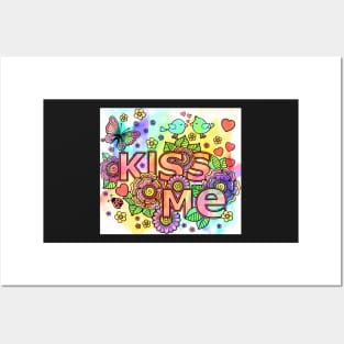 kiss me Posters and Art